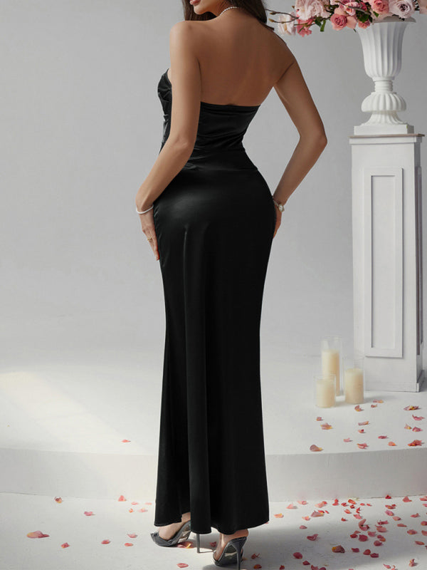 DDK Silence & Fire Strapless Gown