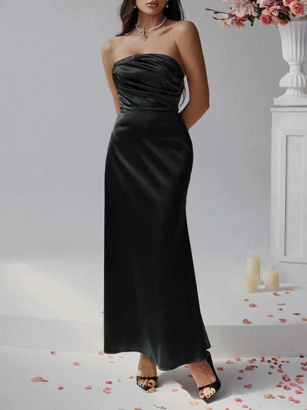 DDK Silence & Fire Strapless Gown