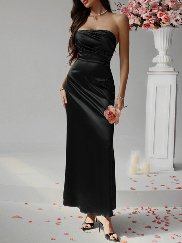 DDK Silence & Fire Strapless Gown