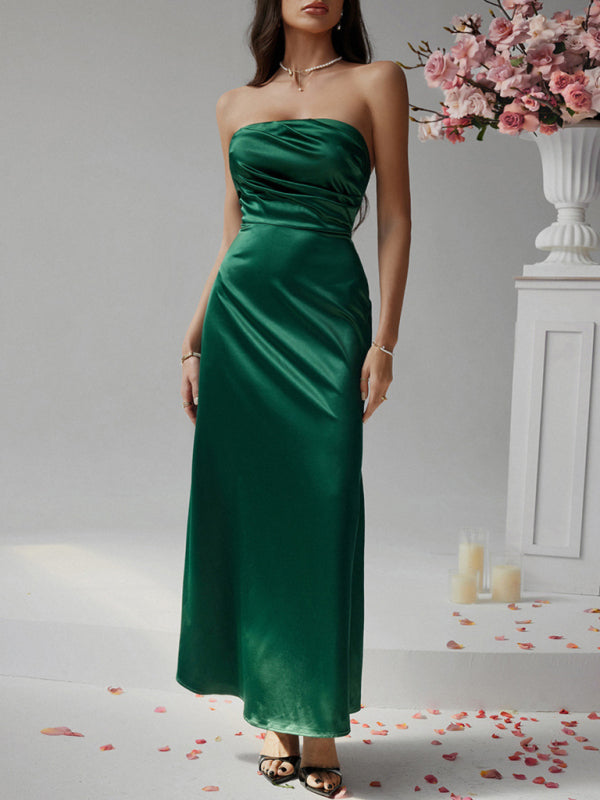DDK Silence & Fire Strapless Gown