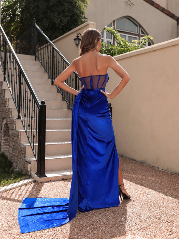 DDK Velvet Heat Cutout Tube Dress